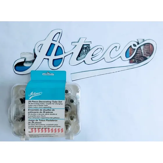 Juego Boquillas Decorativas Marca Ateco Modelo782  29 Piezas