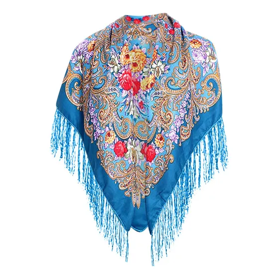 Bufanda Con Estampado De Lino Y Primavera For Mujer, Russia