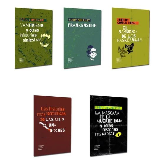 Colección Horror y Misterio: Horror y Misterio de Edgar Allan Poe Mary Shelley y más Serie Colección Horror y Misterio Editorial Agea tapa blanda en español 2022