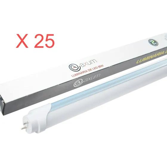 Tubo Led 18w Con Disipador De Aluminio Pack 25 Unidades
