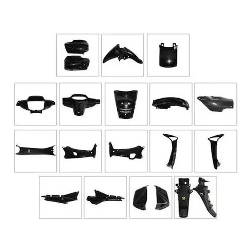 Kit Carenado Honda Wave 2006-2012 110cc (flex) 18 Piezas