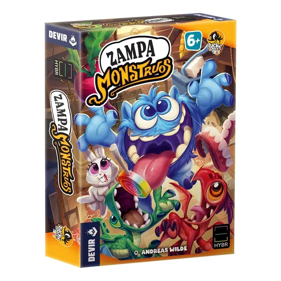 Zampa Monstruos Juego De Mesa En Español - Devir