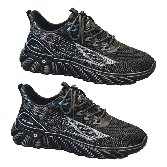 Zapatillas Hombre Importada Moda Negro Urbana Casual Cod22