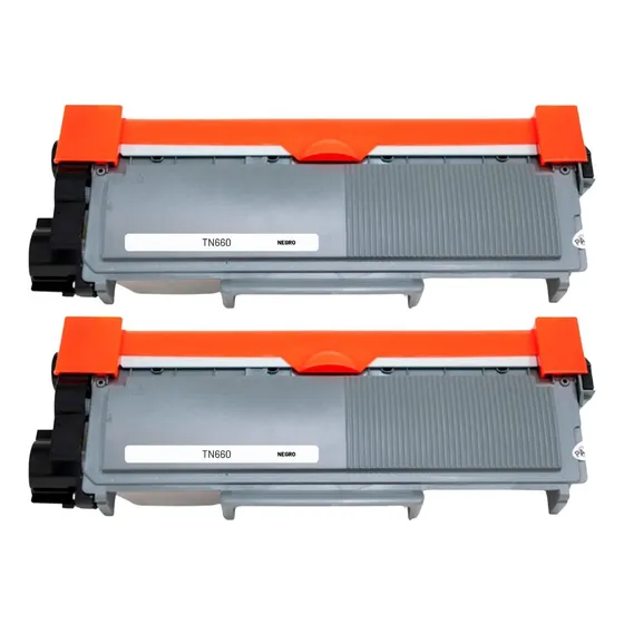 Kit 2 Toner Compatible Con Tn630 Tn660 2520 2540 2300 2700