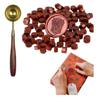 100pcs Lacre Cera Para Sello Lacre Colores+cuchara 100pcs Lacre Cera Para Sello Lacre Colores+cuchara