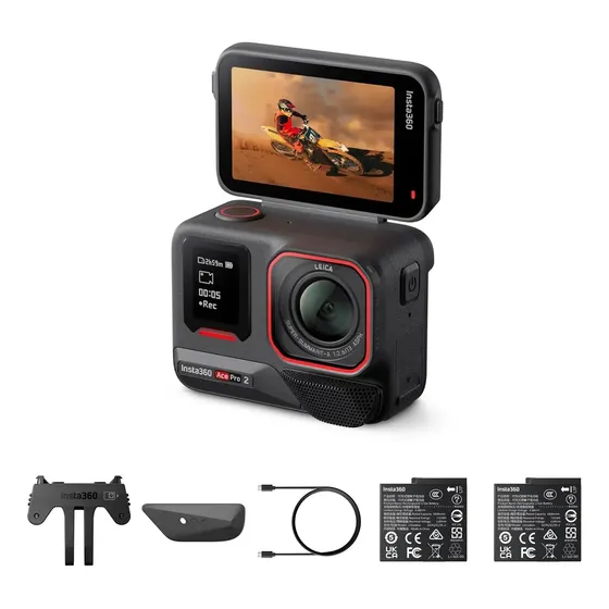 Cámara De Acción Insta360 Ace Pro 2 Dual Battery Impermeable