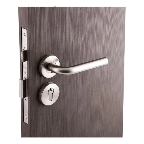 Cerradura Manija Residencial Deluxe J Dexter 70mm 6558 Plateado