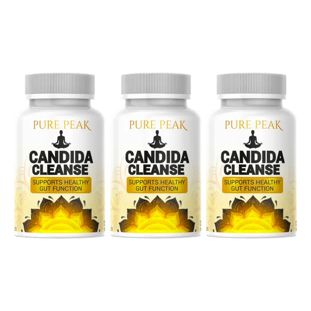3 Frascos De Candida Cleanse 60 Caps. Original.
