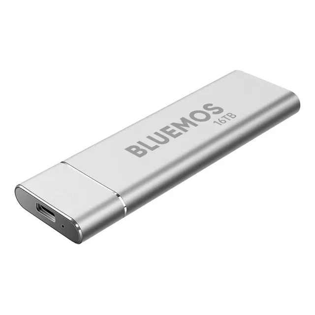 Disco Duro Externo Ssd De Alta Velocidad 4tb Color Plateado