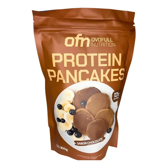 Pancakes Waffles Proteicos En Polvo 300g Sin Azucar Ovofull