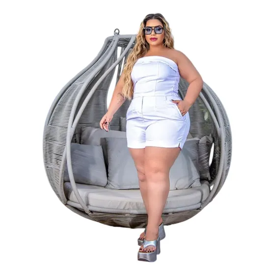 Conjunto Zara Alfaiataria Curto Plus Size Sofisticado Sexy