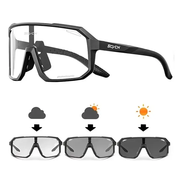 Lentes Ciclismo Motos Running Aire Libre Fotocromatico Scvcn
