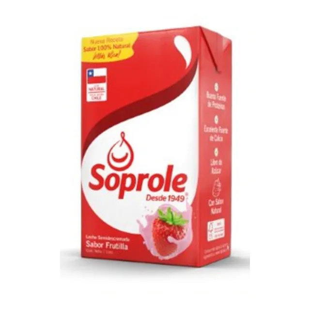 Soprole - Leche Frutilla 1 Lt