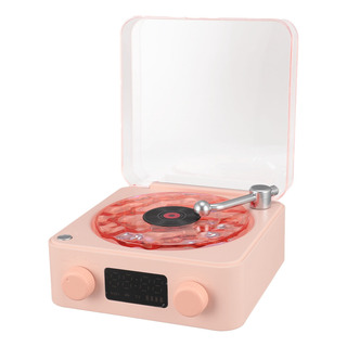 Bocinas Altavoz Bluetooth Estilo Tocadiscos Con Luz Nocturna Bocinas Altavoz Bluetooth Estilo Tocadiscos Con Luz Nocturna