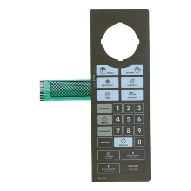 Painel Membrana Teclado Microondas Compativel Philco Pme31