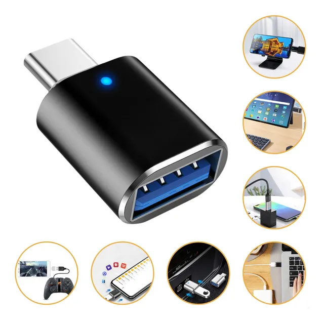 Adaptador Cabo Otg Usb 3.0 Tipo C Macho Conversor Pendrive