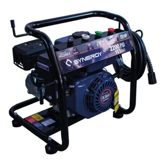 Hidrolavadora A Gasolina 2200psi 5.5 Hp Mo Synergy Hg22005.5