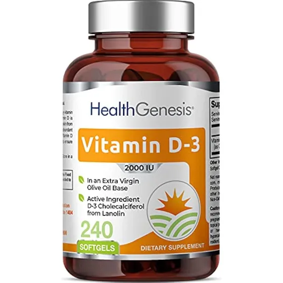 Vitamina D-3 2000 Ui 240 Cápsulas Blandas, En Virgen Extra