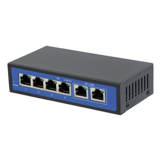D 6port 4poe + 2uplink-switch 802.3af / Over Ethernet Para D 6port 4poe + 2uplink-switch 802.3af / Over Ethernet Para
