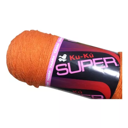 Estambre Ku-ku Super Tubo De 200 Gramos Color Mamey