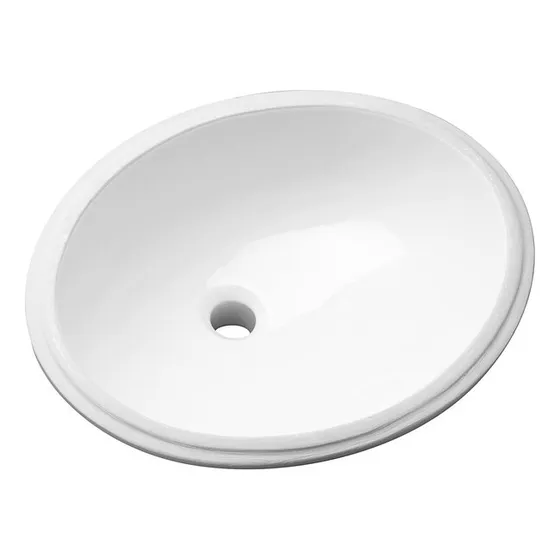 Lavamanos Para Embutir Bajo Tope Color Blanco Marca Zurn