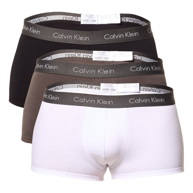Kit 3 Cuecas Low Rise Trunk Calvin Klein Kit 3 Cuecas Low Rise Trunk Calvin Klein