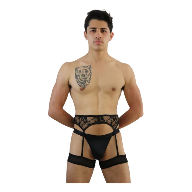 Viced Man Corset Bajo Lencería Hombre Suspensorio Tanga