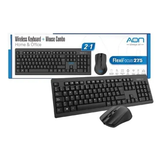 Combo De Teclado Y Mouse Inalámbrico Aon Ao-kb-1001