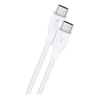 Cable Tipo C A Tipo C 3a Carga Rápida 1m Cable Tipo C A Tipo C 3a Carga Rápida 1m