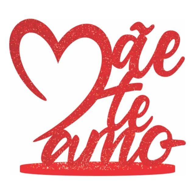 5 Enfeite Mesa Mãe Te Amo Decoração Dia Das Mães Lembrança