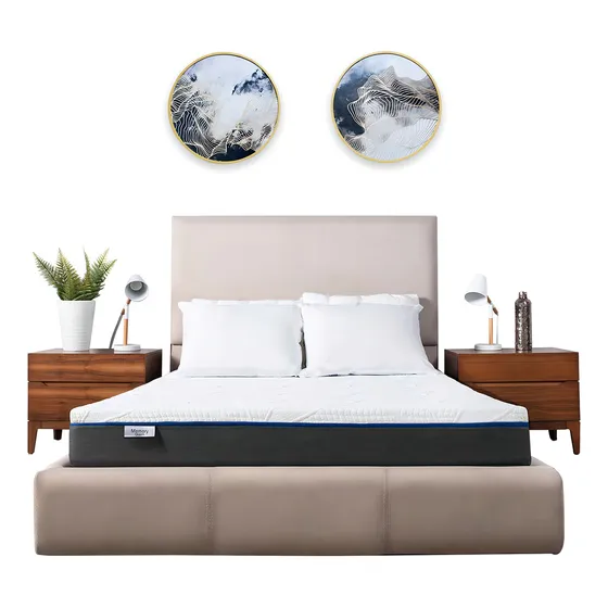 Colchón King Size Memory Dream Confort | Elaborado En Espuma De Alta Densidad Y Memory Foam | Funda Lavable | Sin Resortes | Altura 18 Cm | En Caja | Calidad Premium