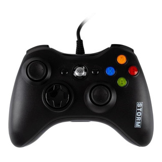 Controle Storm Black Dazz CompatĂvel Com Xbox 360 Cor Preto Controle Storm Black Dazz CompatĂvel Com Xbox 360 Cor Preto