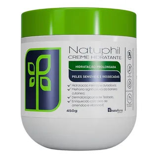 Creme Hidratante Para O Corpo Natuphil 450g Natuflores Creme Hidratante Para O Corpo Natuphil 450g Natuflores