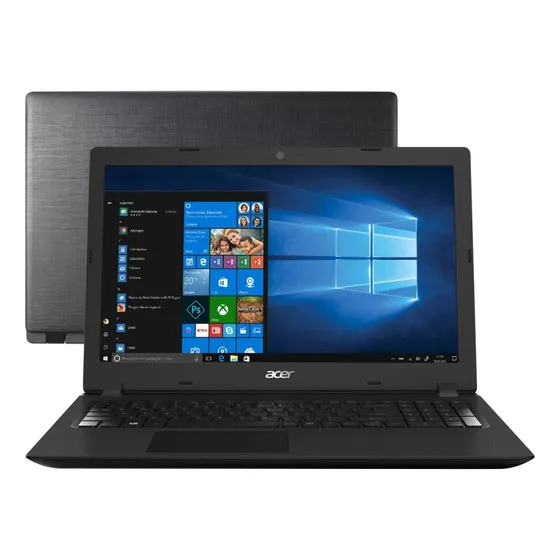 Notebook Acer Core I3-8130u 4gb 1tb Tela 15.6 Windows 10