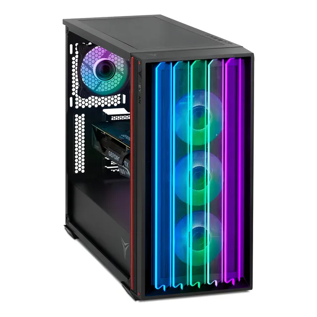 Gabinete Yeyian Mirage S con Ventana, Midi-Tower, ATX/Micro-ATX/ITX, USB 3.2, sin Fuente, sin Ventiladores Instalados, Negro, YCM-APMIR-S1