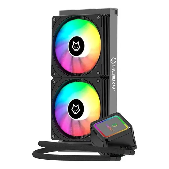 Water Cooler Husky Freezy, Iluminação ARGB, 240mm, AMD e Intel, Preto