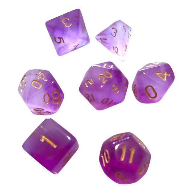 Dados Dungeon & Dragons Rol Set Varios Colores
