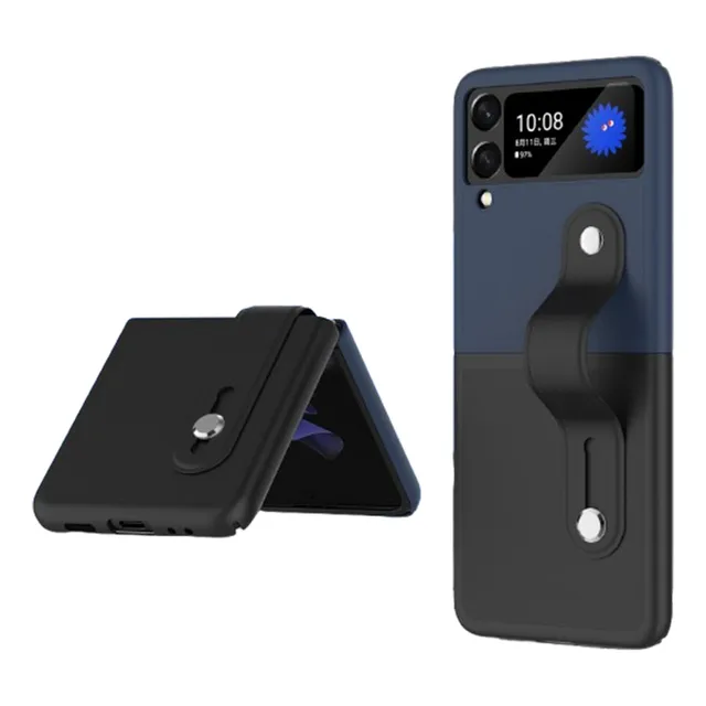 Capa Capinha Para Galaxy Z Flip5 Com Alça Suporte Para Mão
