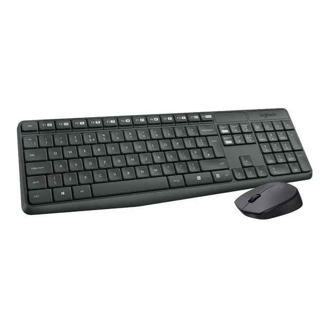 [ ] Teclado + Mouse Logitech Wireless Mk235 Black (920-00790