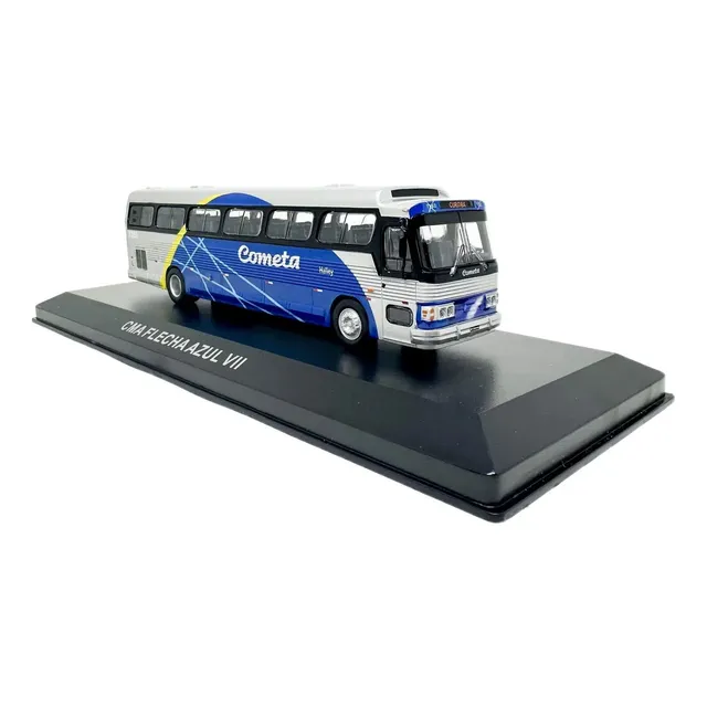 Miniatura 1/72 Ônibus Cma Flecha Azul Vii  Cometa Halley 