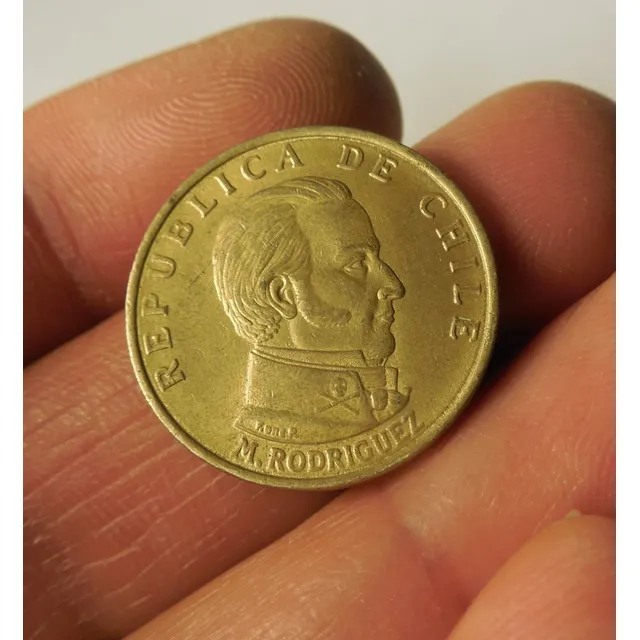 Moneda 50 Centesimos. Chile 1971.