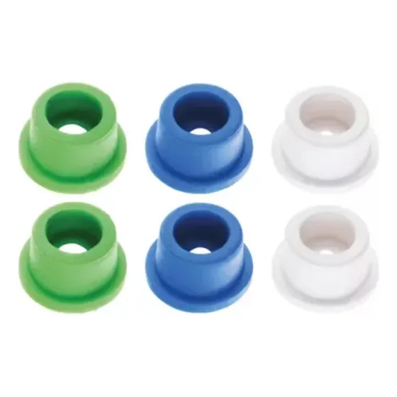 6un - Kit Economizador De Água Redutor De Vazão Blukit Até 60% Cor Branco Sendo 2 de cada cor.