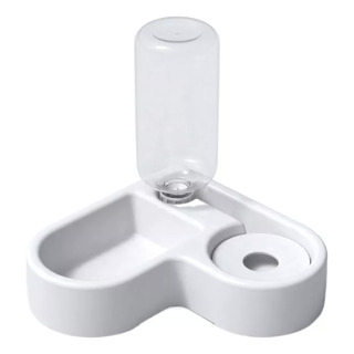 Dispensador Plato Comedero Y Bebedero Para Perros Gatos Dispensador Plato Comedero Y Bebedero Para Perros Gatos