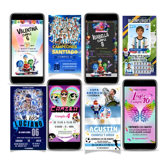 Tarjeta Digital Varios Modelos Invitación Virtual