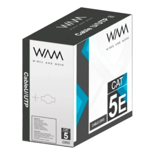 Cable Utp Wam Cat5e-gris, 305 M, Gris, Cat5e