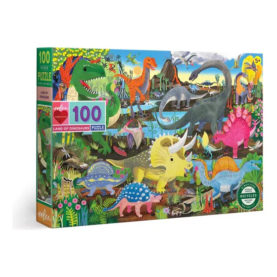 Land Of Dinosaurs - 100 Pieces