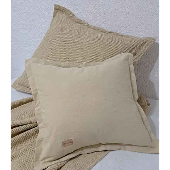 Almohadon Tusor Con Relleno Y Funda Desmontable 40x40 100%al