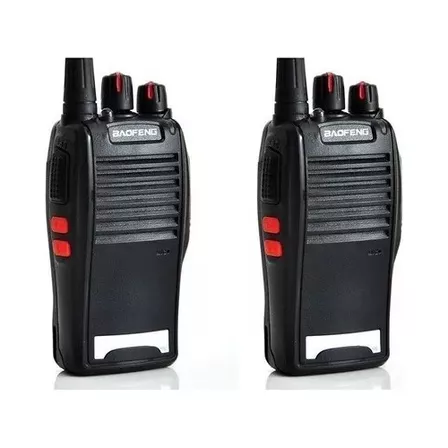 Walkie-talkie Baofeng Walk Talk 777 BF-777S com 10 rádios e frequência UHF - preto 110V/220V