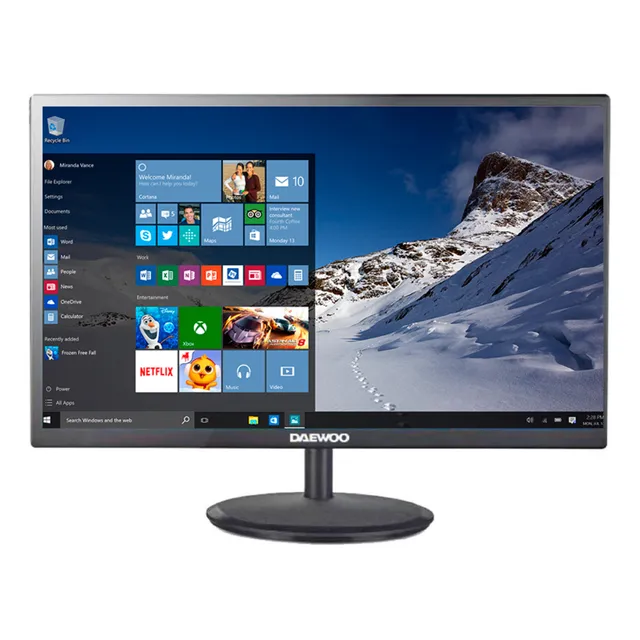 Monitor Led 22 Daewoo Full Hd 75hz Dw-x22kn Color Negro