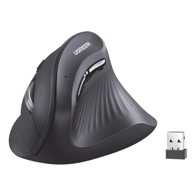 Mouse Inalámbrico Vertical Clic Silencioso 4 Niveles De Dpi